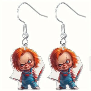 Chucky Child’s Play Dangle Drop Earrings